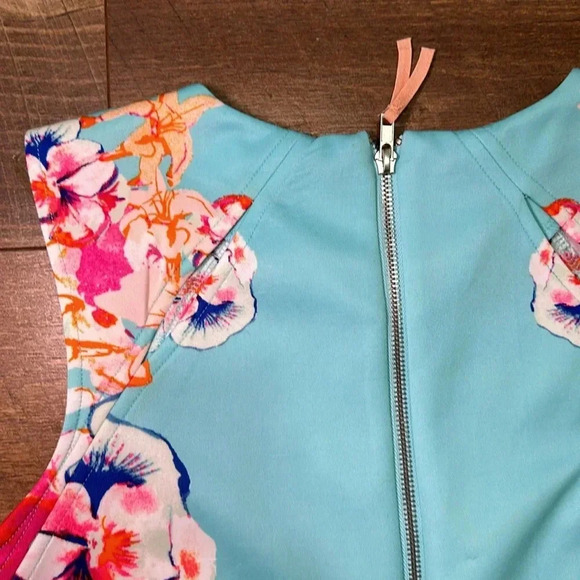 Womens Gianni Bini Tropical Floral Dress - Picture 9 of 13